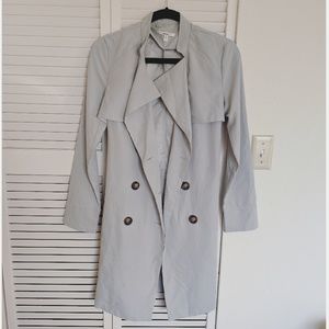 Papaya Lightweight Trench Coat